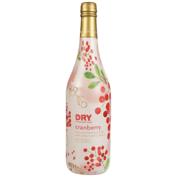 DRY SODA: Dry Btncl Crnbry, 750 ml