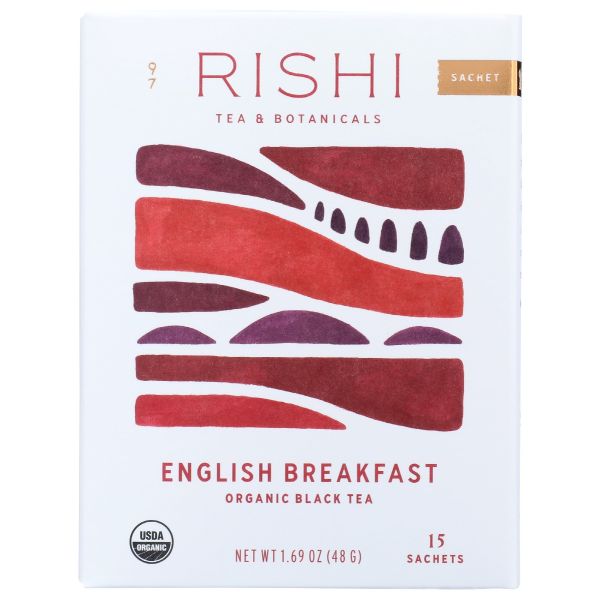 RISHI TEA: Tea English Breakfst 15Ct, 48 gm