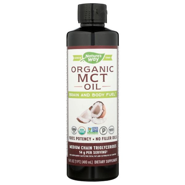 NATURES WAY: Oil Mct Coconut, 16 oz
