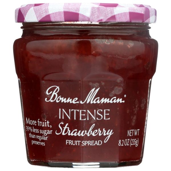 BONNE MAMAN: Intense Strawberry Fruit Spread, 8.2 oz