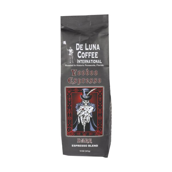 DELUNA COFFEE: Coffee Voodoo Espresso, 12 OZ