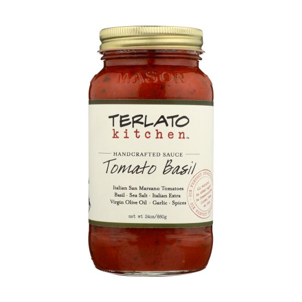TERLATO KITCHEN: Tomato Basil Sauce, 24 oz