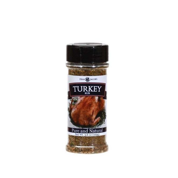 DEAN JACOBS: Turkey Rub Seasoning, 3.6 oz