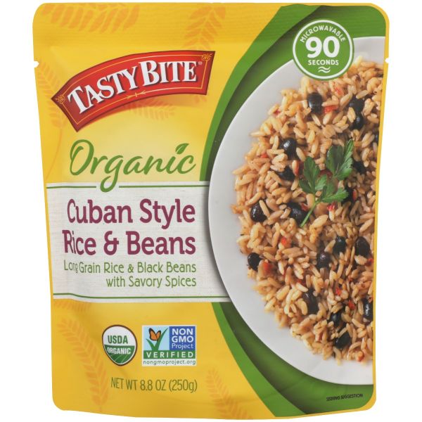 TASTY BITE: Rice & Beans Cuban Style, 8.8 oz