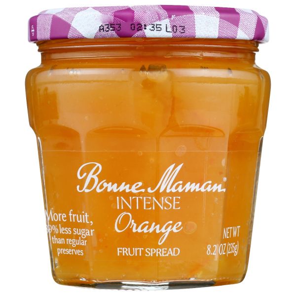 BONNE MAMAN: Intense Orange Fruit Spread, 8.2 oz