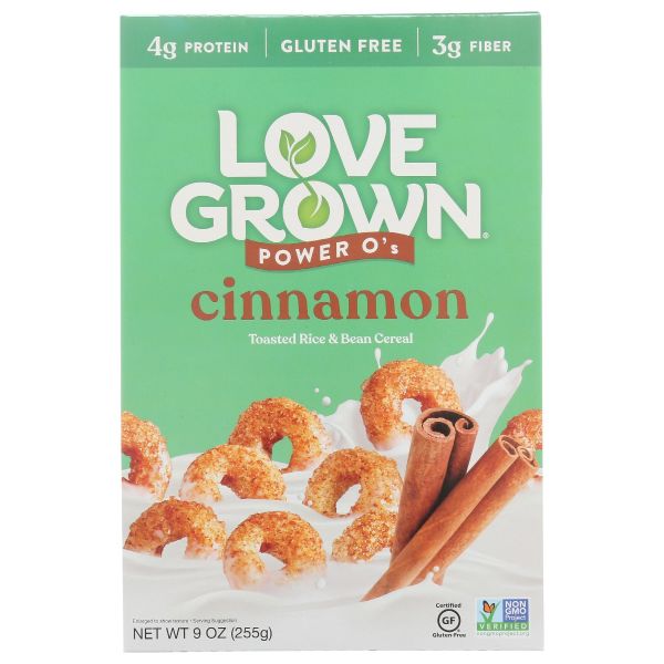 LOVE GROWN: Cereal Power O Cinmn, 9 oz