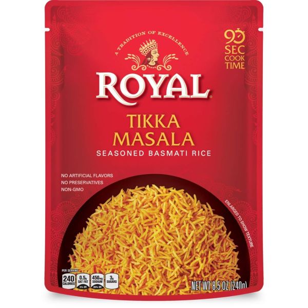 ROYAL: Tikka Masala Seasoned Basmati Rice, 240 gm