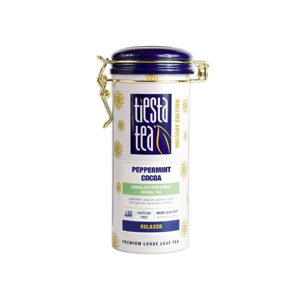 TIESTA TEA: Peppermint Cocoa Herbal Tea, 3 oz