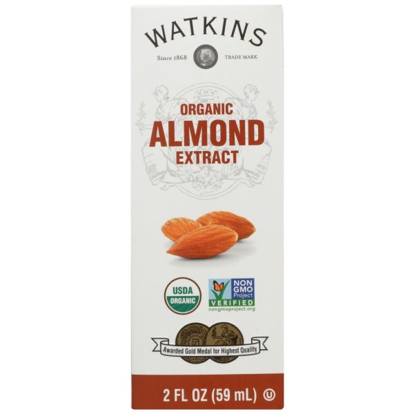 WATKINS: Organic Almond Extract, 2 fo