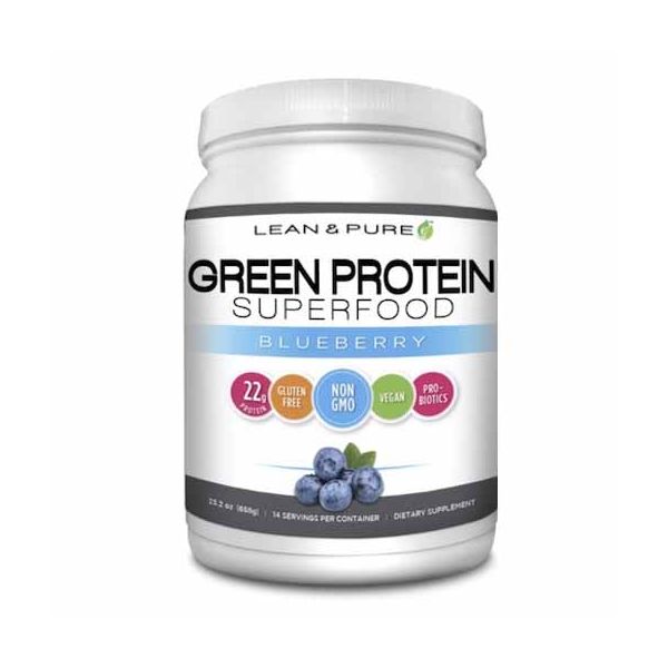 OLYMPIAN LABS: Blueberry Green Protein Superfood, 658 gm
