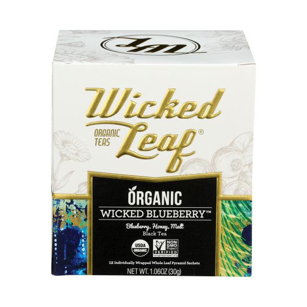 WICKED LEAF ORGANIC TEA: Organic Wicked Blueberry, 30 gm