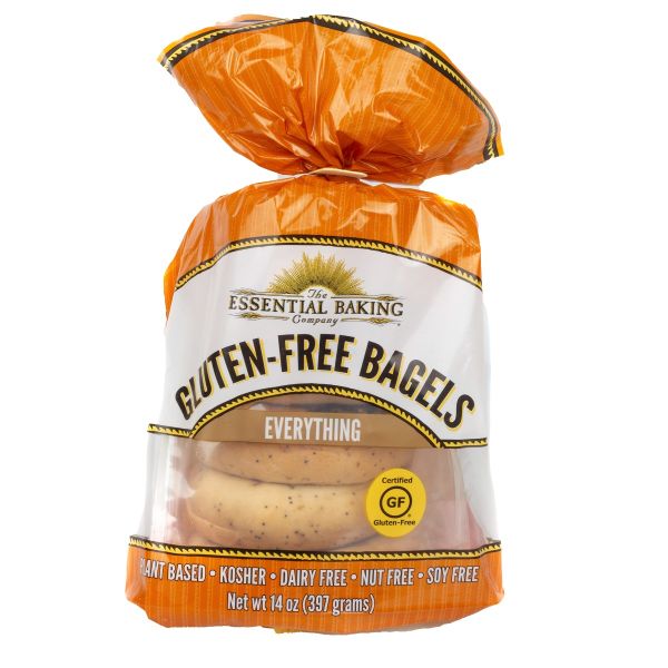 THE ESSENTIAL BAKING COMPANY: Gluten Free Bagels Everything, 14 oz