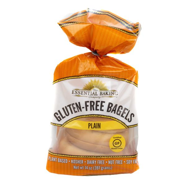 THE ESSENTIAL BAKING COMPANY: Gluten Free Bagels Plain, 14 oz