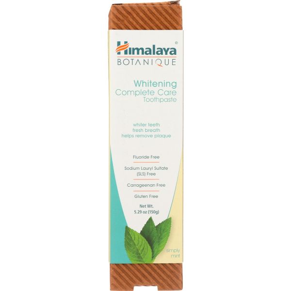 HIMALAYA HERBAL HEALTHCARE: Simply Mint Whitening Toothpaste, 150 gm