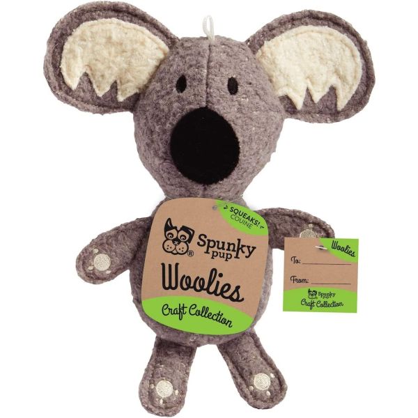 SPUNKY PUP: Woolies Dog Toy Koala, 1 ea