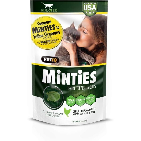 VETIQ: Chicken Minties Dental Cat Treats, 2.5 oz