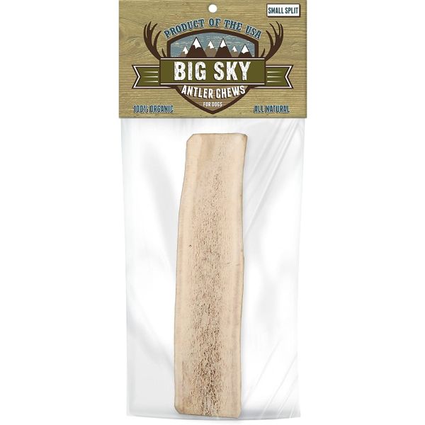BIG SKY: Small Splits Antler Chews For Dogs, 1 ea