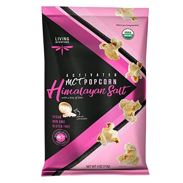LIVING INTENTIONS: Himalayan Salt MCT Popcorn, 4 oz