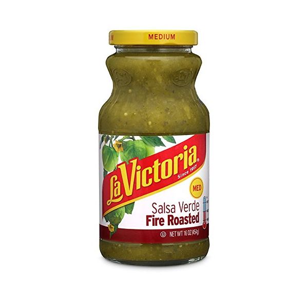 LA VICTORIA: Medium Fire Roasted Salsa Verde, 16 oz