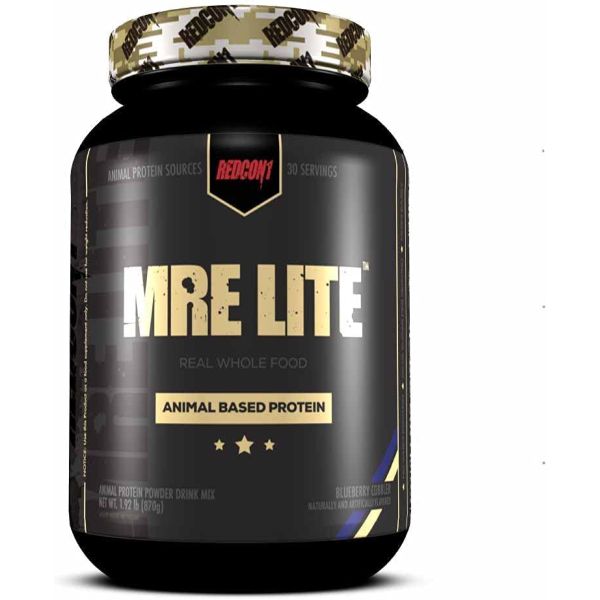 REDCON1: MRE LITE Blueberry Cobbler Protein Powder Drink Mix, 1.92 lb