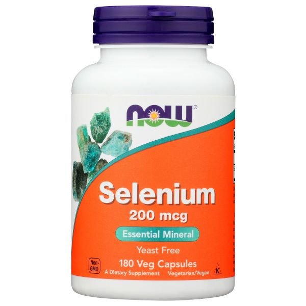 NOW: Selenium 200 Mcg, 180 vc