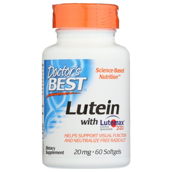 DOCTORS BEST: Lutein With Lutemax Zeaxanthin, 60 sg