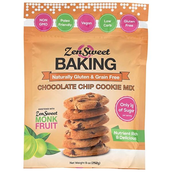ZENSWEET: Chocolate Chip Cookie Mix, 9 oz