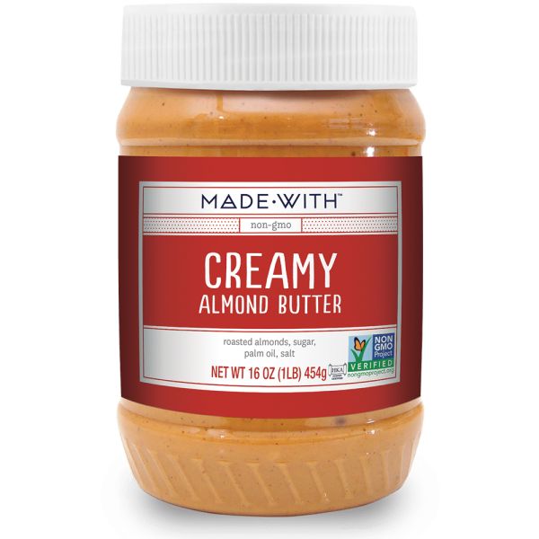 MADE WITH: Creamy Almond Butter, 16 oz