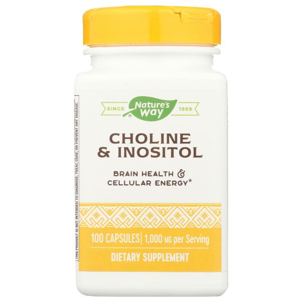 NATURES WAY: Choline & Inositol, 100 cp