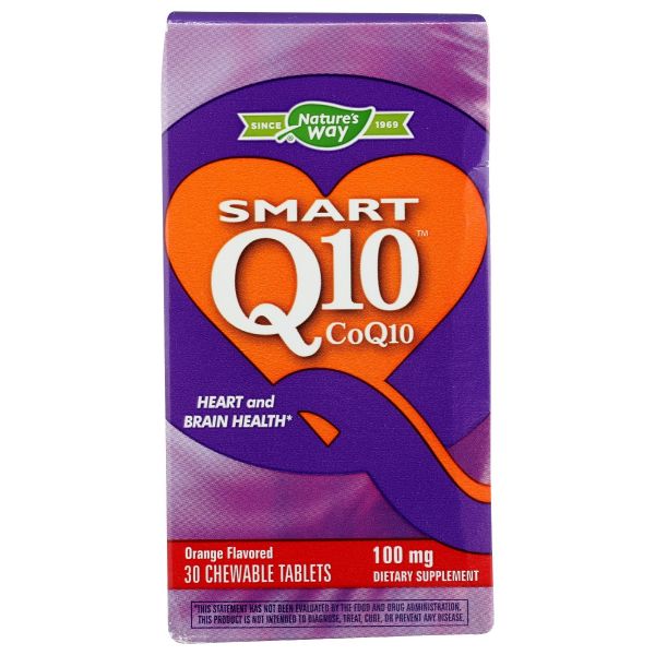 NATURES WAY: Smart Q10 Coq10 100Mg Orn, 30 tb