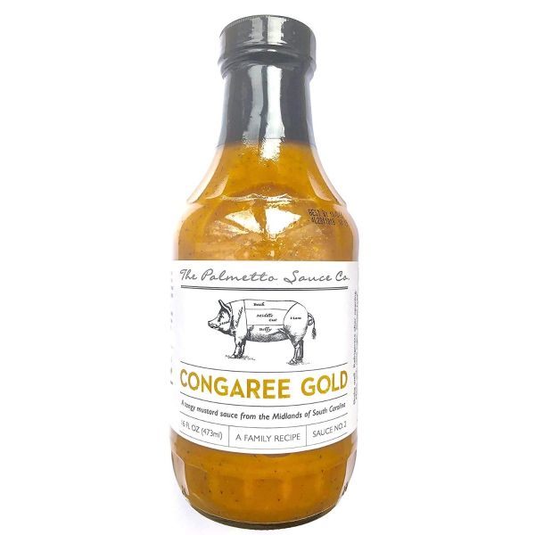 PALMETTO SAUCE COMPANY: Congaree Gold Mustard Barbecue Sauce, 16 fo