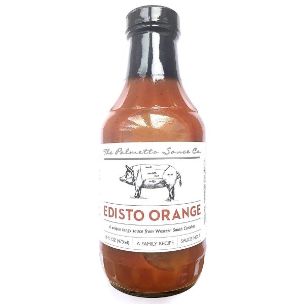 PALMETTO SAUCE COMPANY: Edisto Orange Tangy Barbecue Sauce, 16 fo