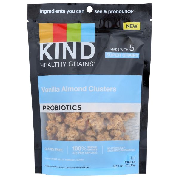 KIND: Vanilla Almond Probiotic Clusters, 7 oz