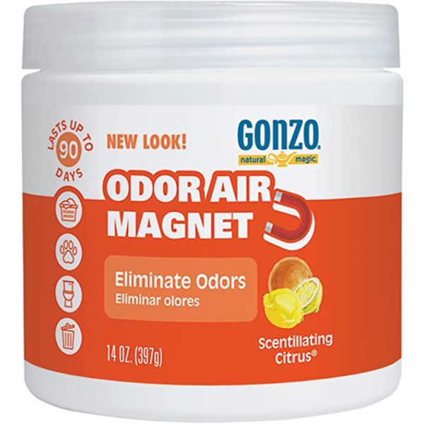 GONZO: Scentillating Citrus Odor Air Magnet Gel, 14 oz
