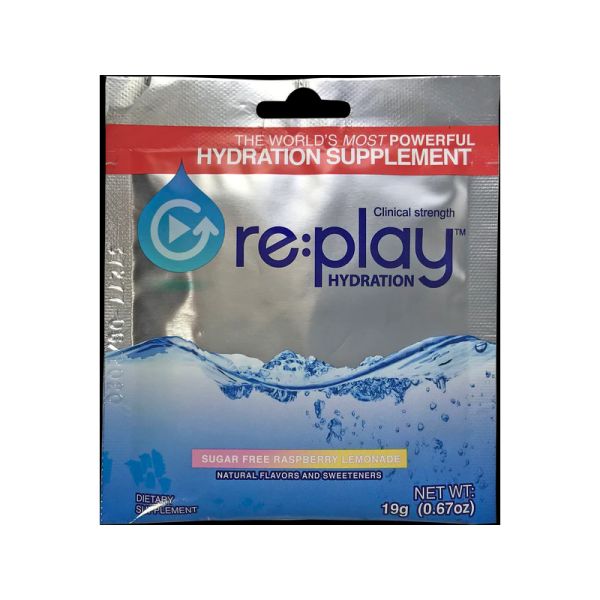 REPLAY: Hydration Raspberry Lemonade Packet, 19 gm