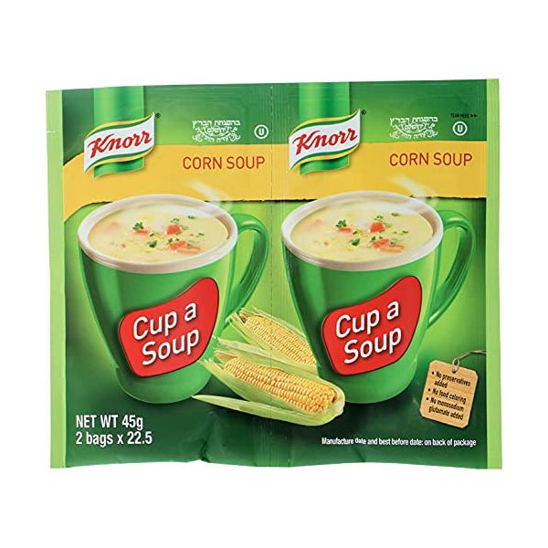 KNORR - KOSHER: Soup Inst Cup Corn, 1.59 oz