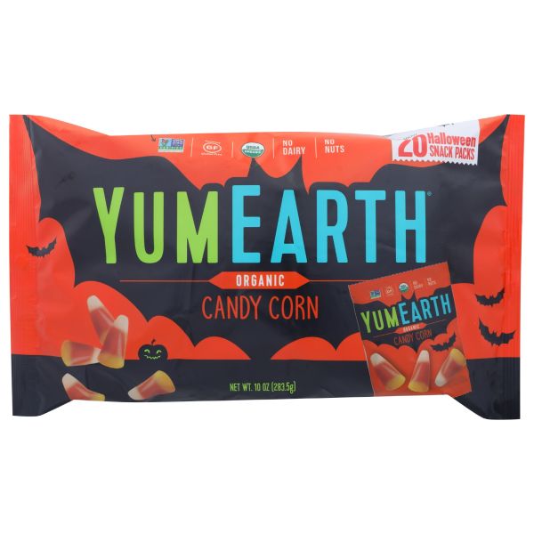 YUMEARTH: Organic Halloween Candy Corn, 10 oz