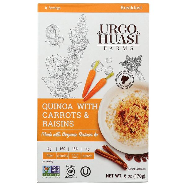 URCOHUASI FARMS: Quinoa With Carrots And Raisins, 6 oz
