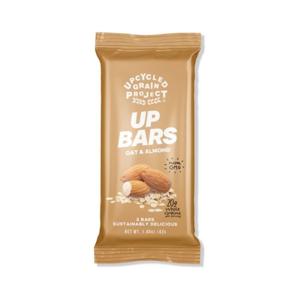 UPCYCLE GRAIN PROJECT: Oat & Almond Bars, 1.48 oz