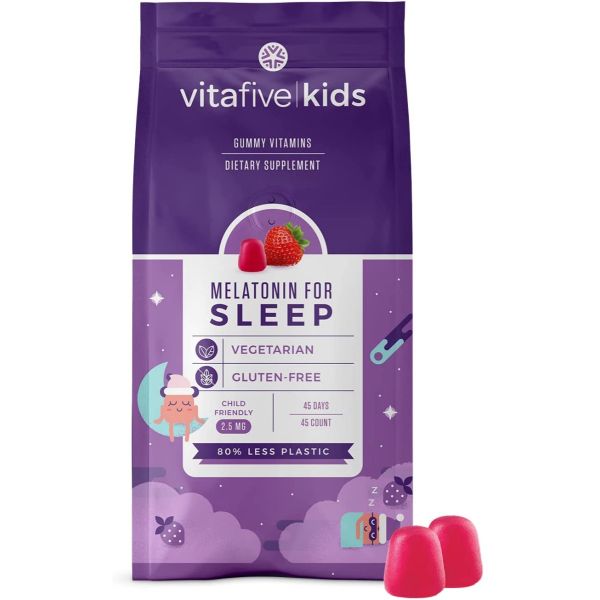 VITAFIVE: Kid's Melatonin for Sleep, 45 pc