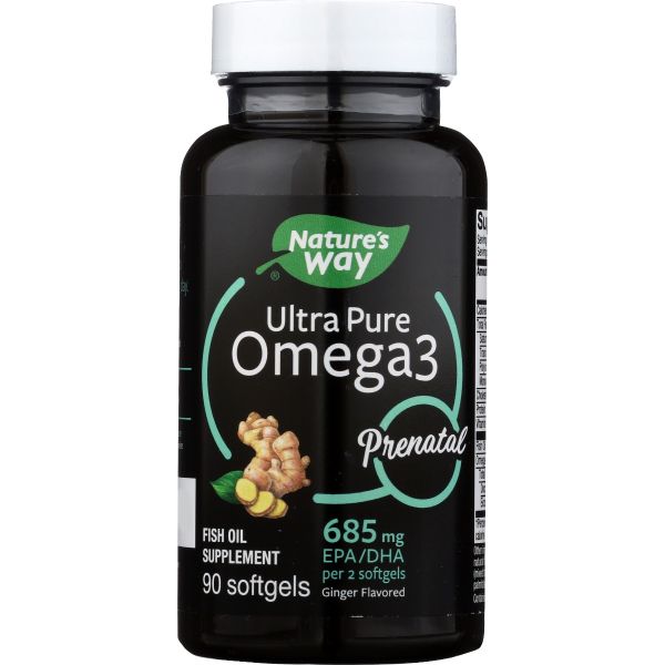 NATURES WAY: Omega 3 Prenatal Dha Gngr, 90 sg