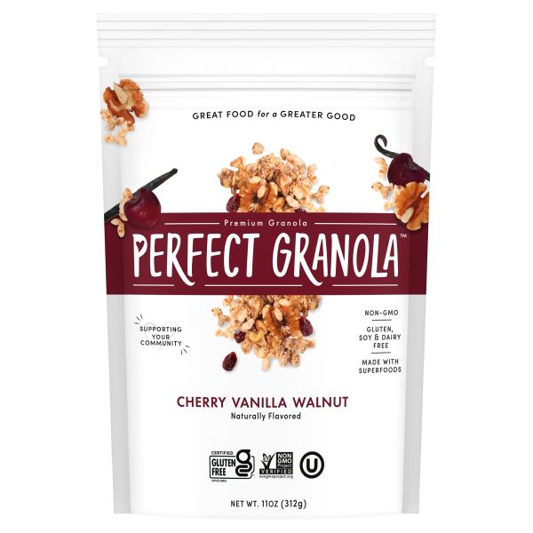 THE PERFECT GRANOLA: Cherry Vanilla Walnut Granola, 11 oz