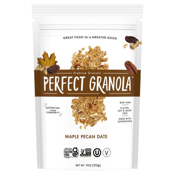 THE PERFECT GRANOLA: Maple Pecan Date Granola, 11 oz