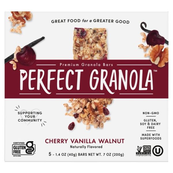 THE PERFECT GRANOLA: Granola Chrry Vnilla Waln, 7 oz