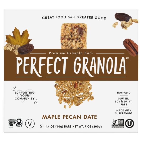 THE PERFECT GRANOLA: Maple Pecan Date Granola, 7 oz