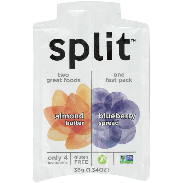 SPLIT NUTRITION: Almond Butter & Blueberry Spread, 1.34 oz