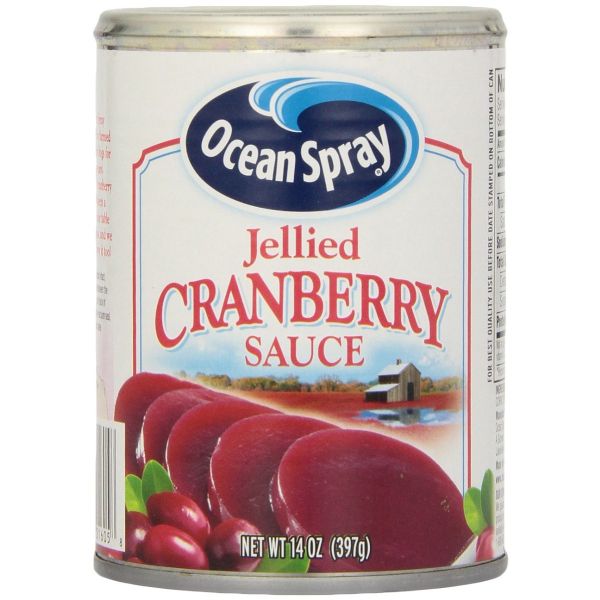 OCEAN SPRAY: Jellied Cranberry Sauce, 14 oz