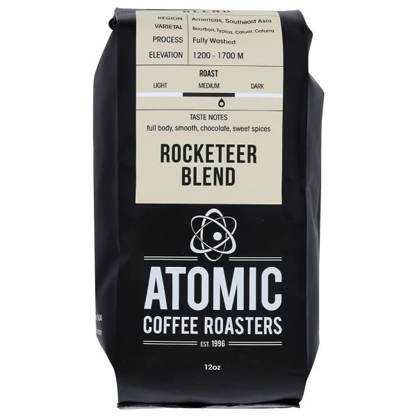 ATOMIC COFFEE ROASTERS: Rocketeer Blend Coffee, 12 oz
