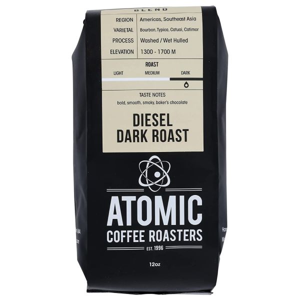 ATOMIC COFFEE ROASTERS: Dark Roast Diesel Coffee, 12 oz