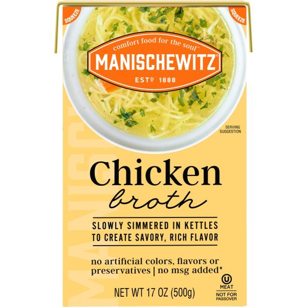 MANISCHEWITZ: Chicken Broth, 17 fo